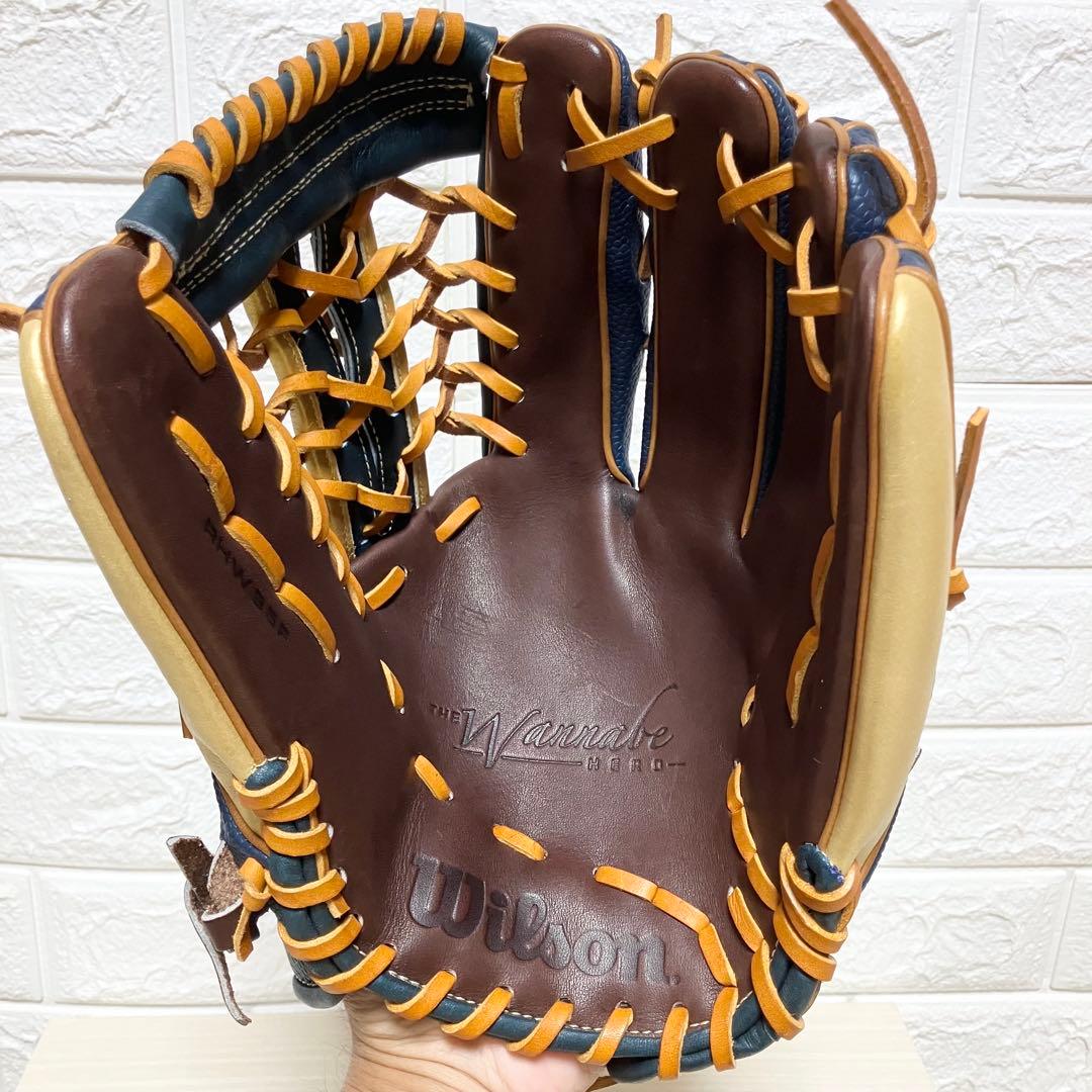 未使用級　ウィルソン　ユーティリティ　グローブ　軟式野球　95型　一般　大人
