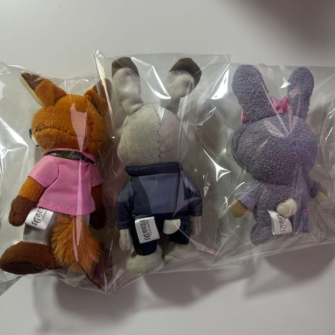 ズートピア　スタンディ　ぬいぐるみ　ニック　ジュディ　フィニック　ディズニー