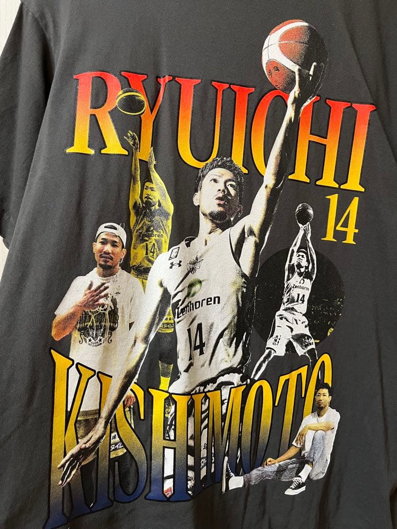 琉球ゴールデンキングスRYUICHI KISHIMOTO Tシャツ Sサイズ