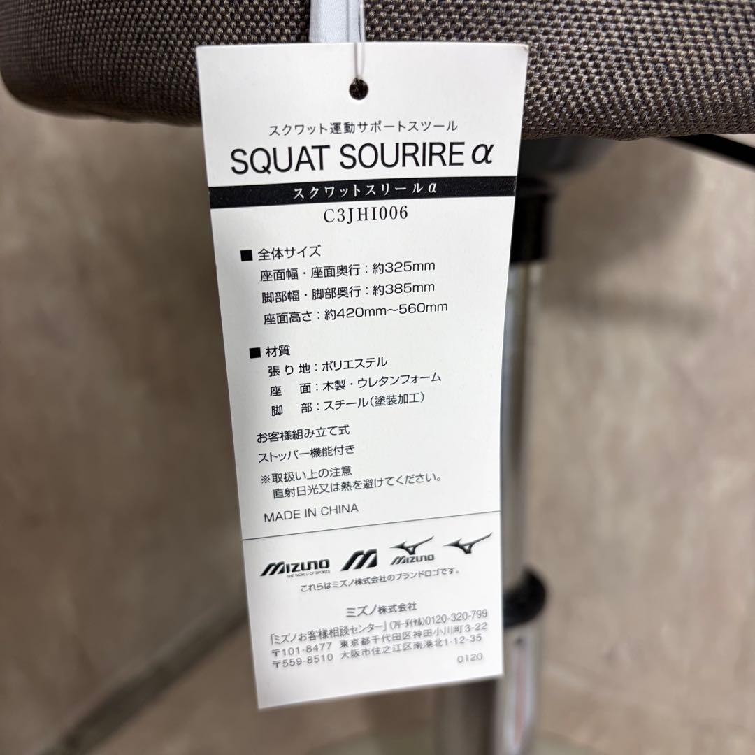 新品未使用 MIZUNO ミズノ スクワットスリールα C3JHI006