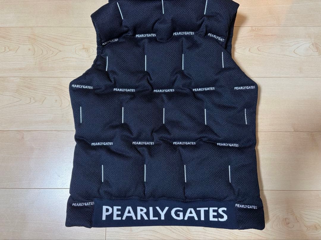 PEARLY GATES ブラック ダウンベスト フード付き 未使用