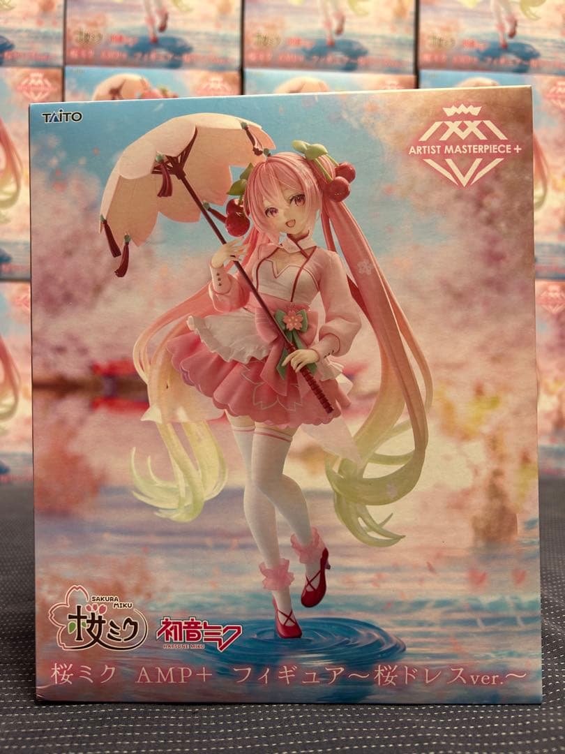 24個 桜ミク AMP＋ フィギュア ～桜ドレスver.～②