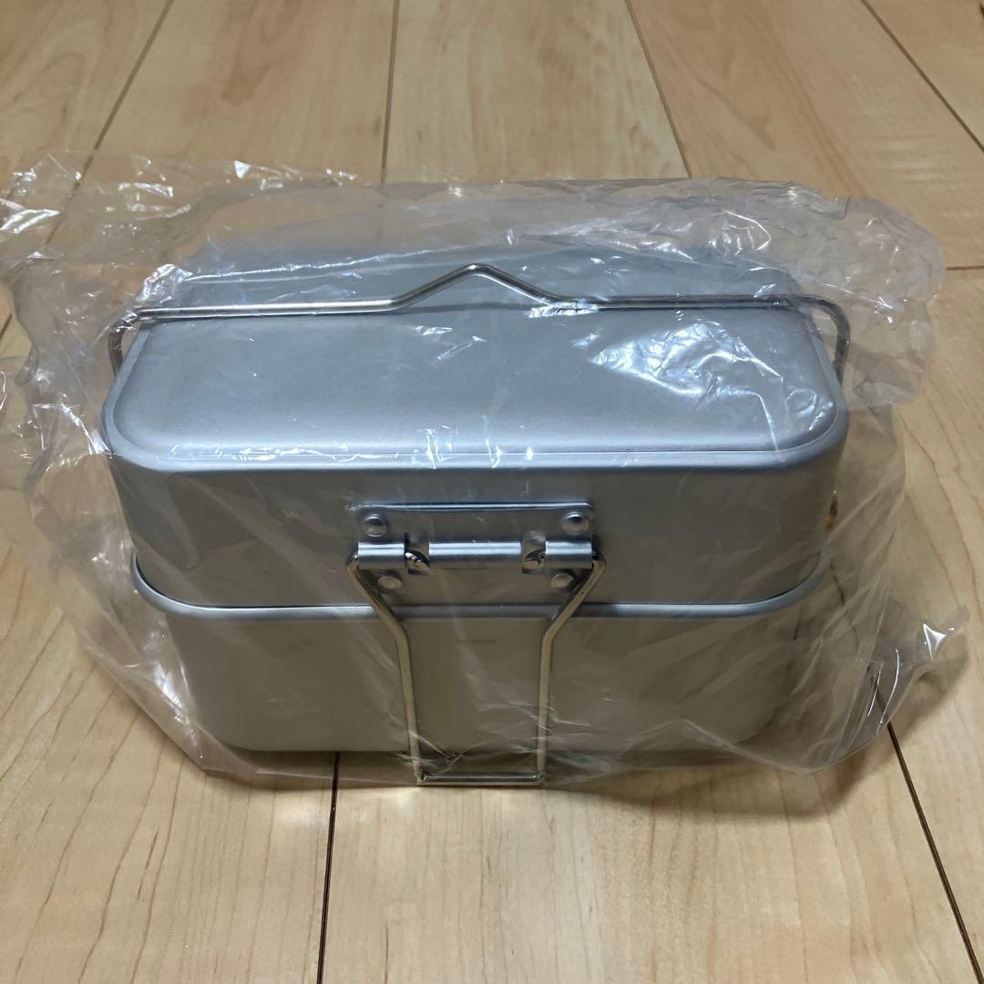 雷鳥飯盒　かほなん監修　アルミ製　シルバーバージョン　二合炊き