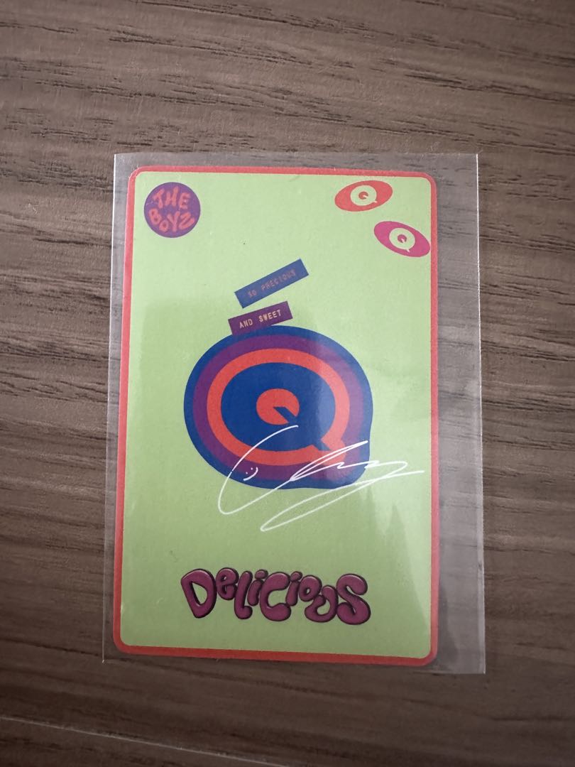THEBOYZ Delicious 特典　キュー フォト付