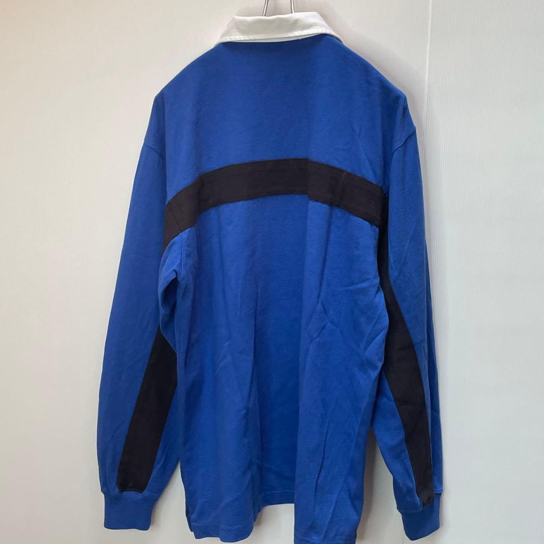 90s POLO SPORT ラルフローレン ラガーシャツ 星条旗ロゴ Mサイズ