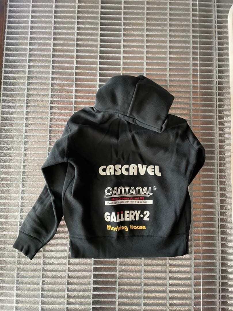 アスレタ　Cascavel カスカベウ東京フード付パーカーLサイズ 黒