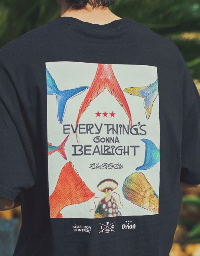 アイリーフィッシングクラブ　トリプルコラボＴシャツ　XL 黒　オリオンビール