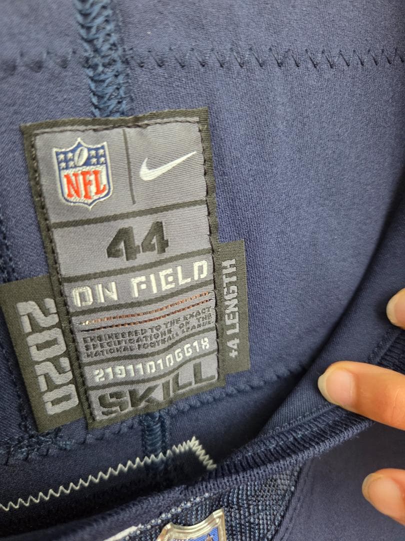 NFL ダラスカウボーイズ #4 PRESCOTT ナイキ ゲームジャージ 紺