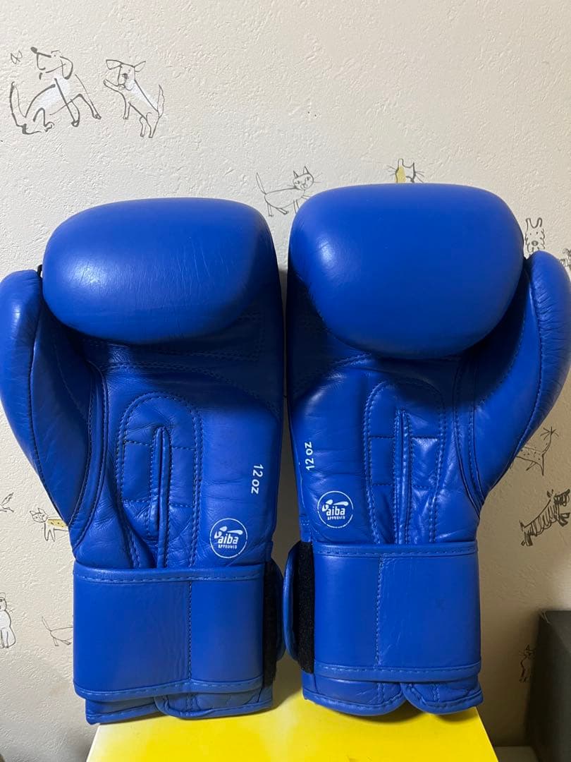 adidas ボクシンググローブ 12oz 青 AIBA公認