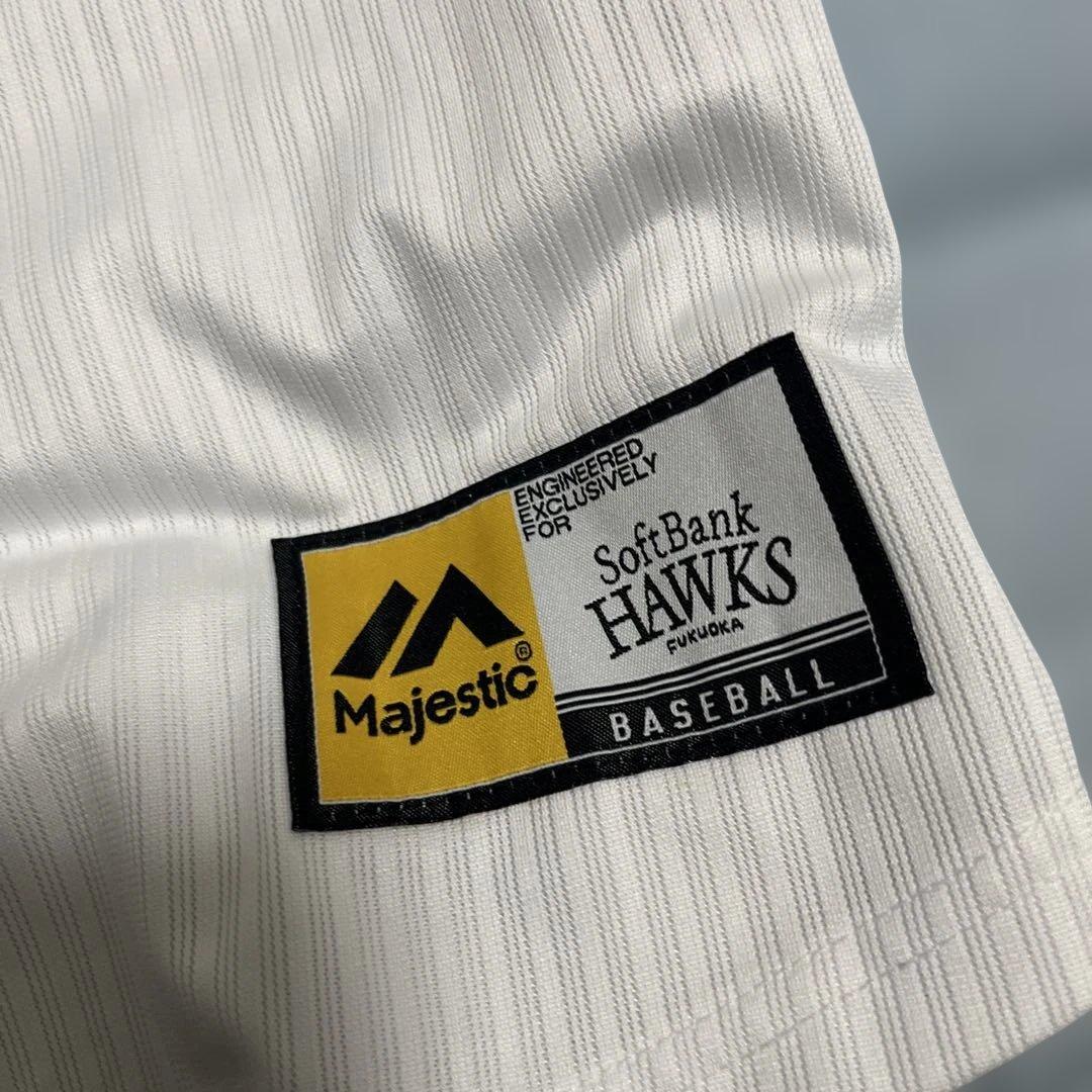 ソフトバンクホークス 7番 中村晃選手 ユニフォーム majestic