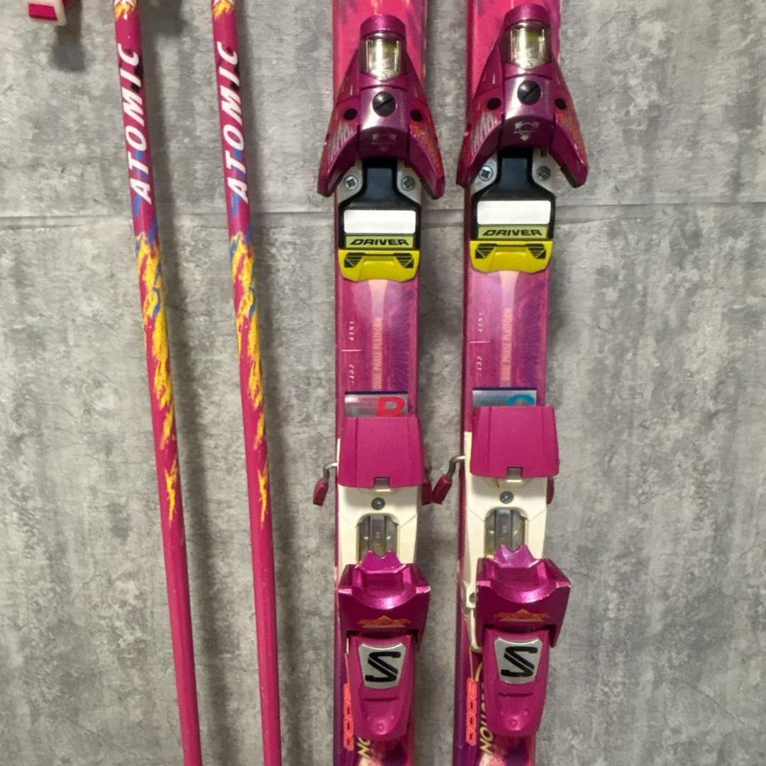 SALOMON × ATOMIC レディーススキー4点セット　送料無料 匿名配送
