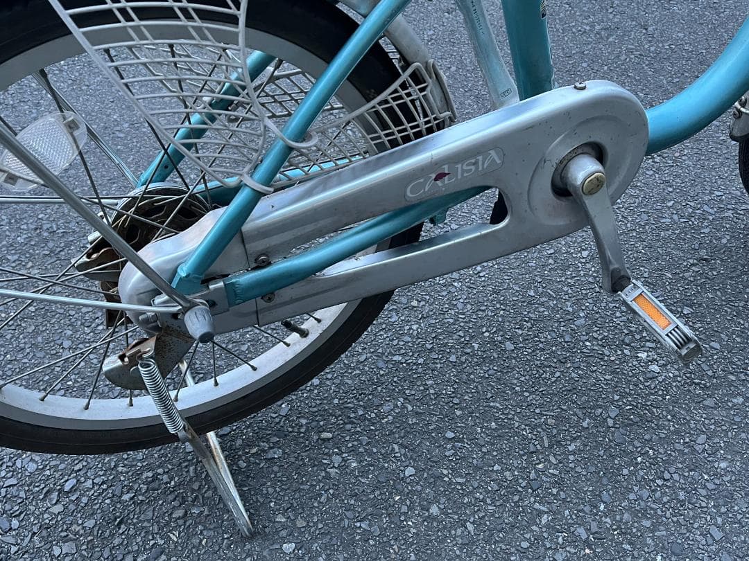 い*ん様 中古軽量アルミブリヂストン小径自転車20インチ★新品ワイヤー錠付※配達