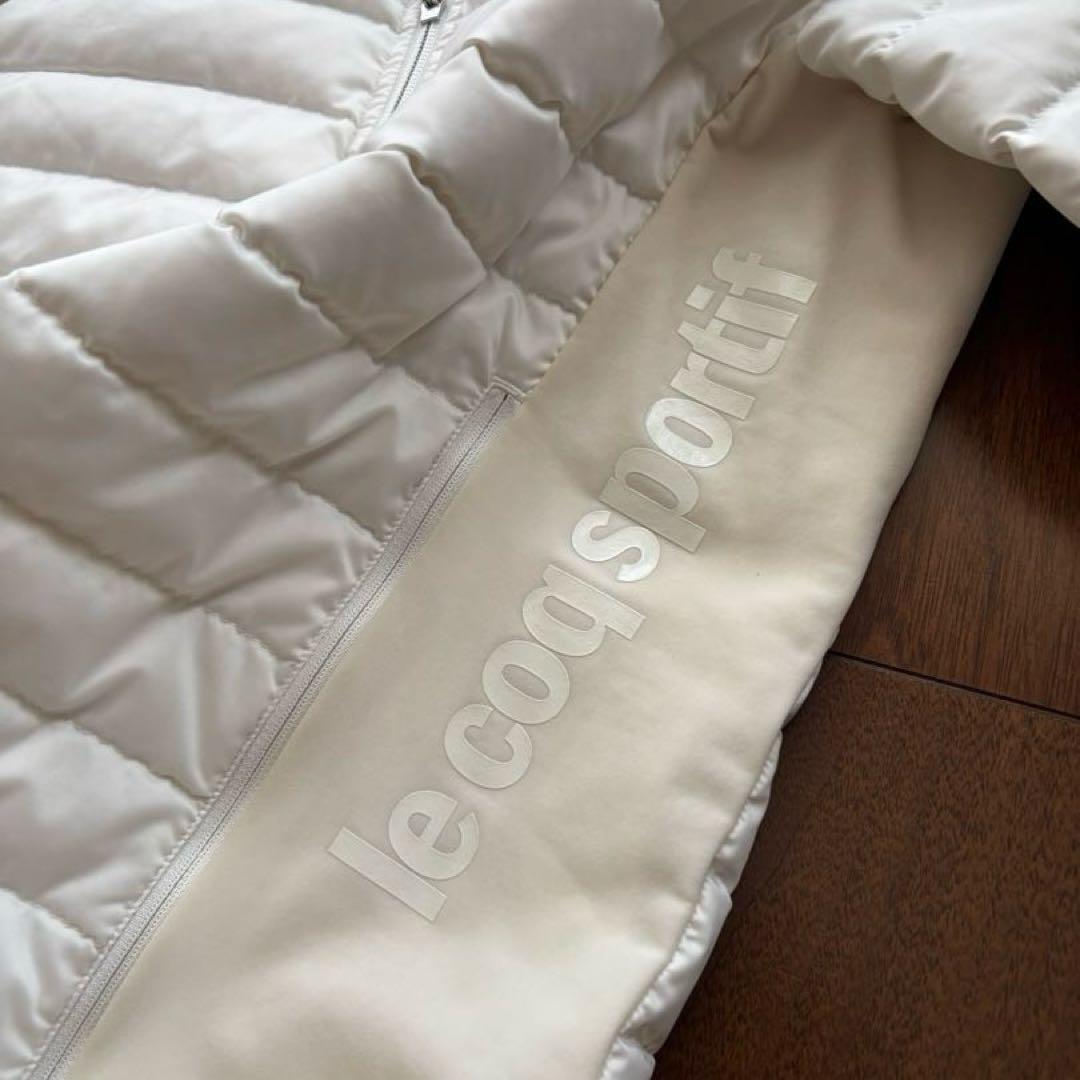 美品 ルコック le coq sportif ゴルフ ノーカラー ダウン M