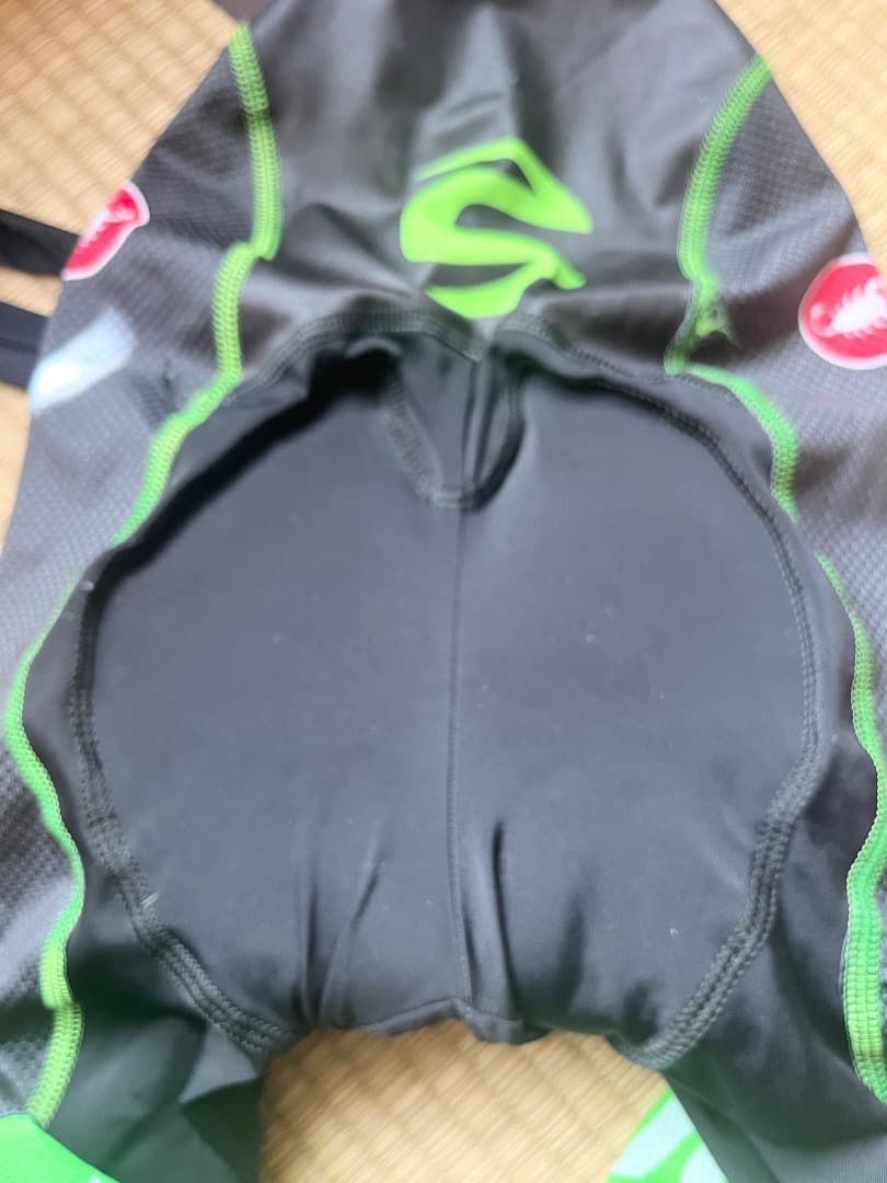 Cannondale ビブタイツ ブラック/グリーン