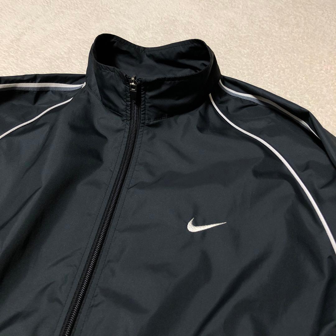 NIKE ウインドブレーカー上下　00s y2k スウォッシュ刺繍ロゴ　M