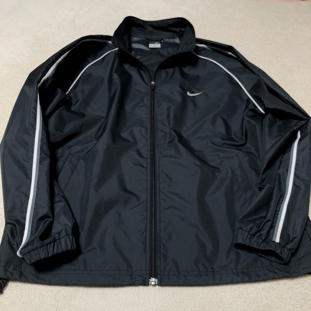 NIKE ウインドブレーカー上下　00s y2k スウォッシュ刺繍ロゴ　M