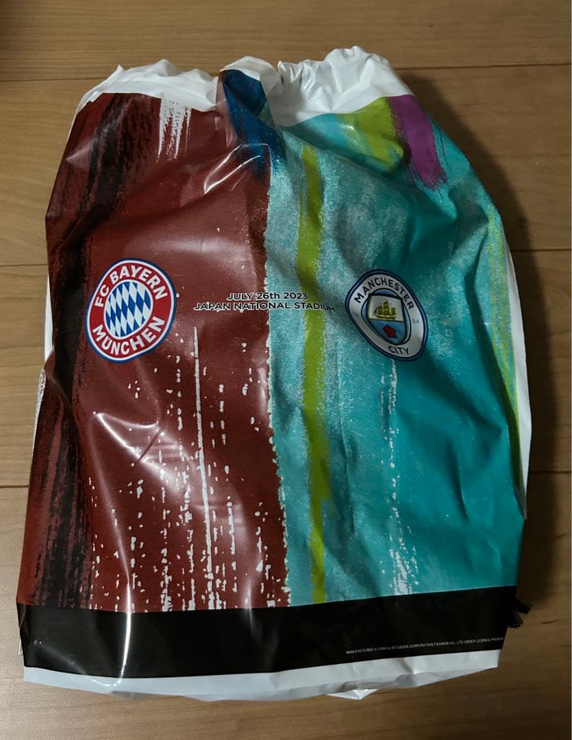 マンチェスターシティvsバイエルンミュンヘン　大会記念グッズ