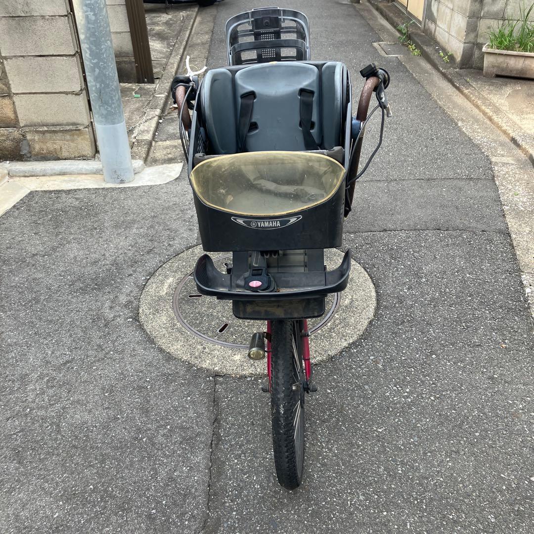 電動自転車　ピンク　ヤマハ