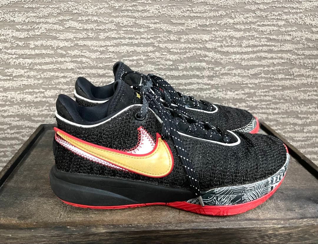 【美品】NIKEレブロン20マイアミヒート⭐︎プロのメンテナンス済み