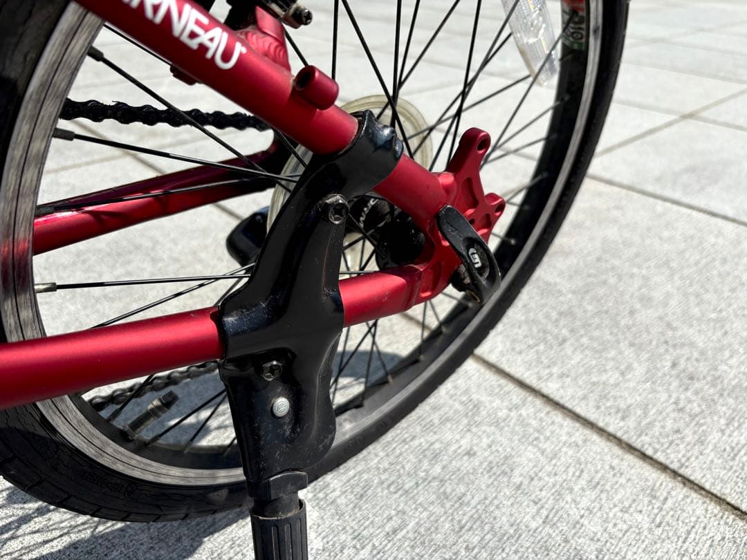 【引取限定】ルイガノ MV2 ミニベロ LOUIS GARNEAU マットレッド