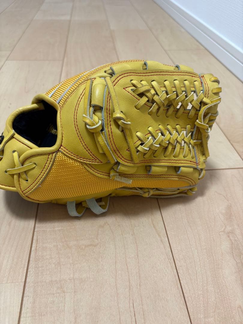 MizunoPro 硬式グローブ イエロー