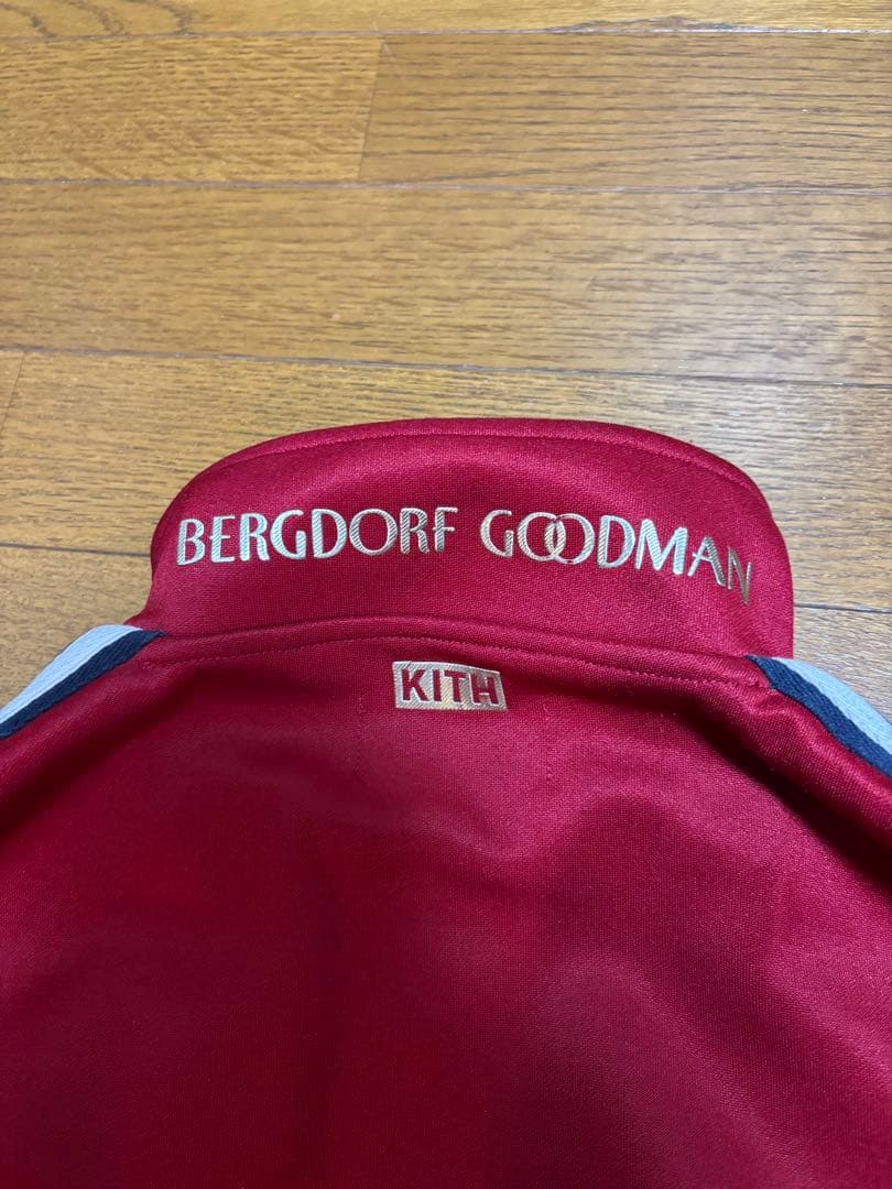 KITH 赤 ジャージ　セットアップ　bergdorf goodman ゴールド