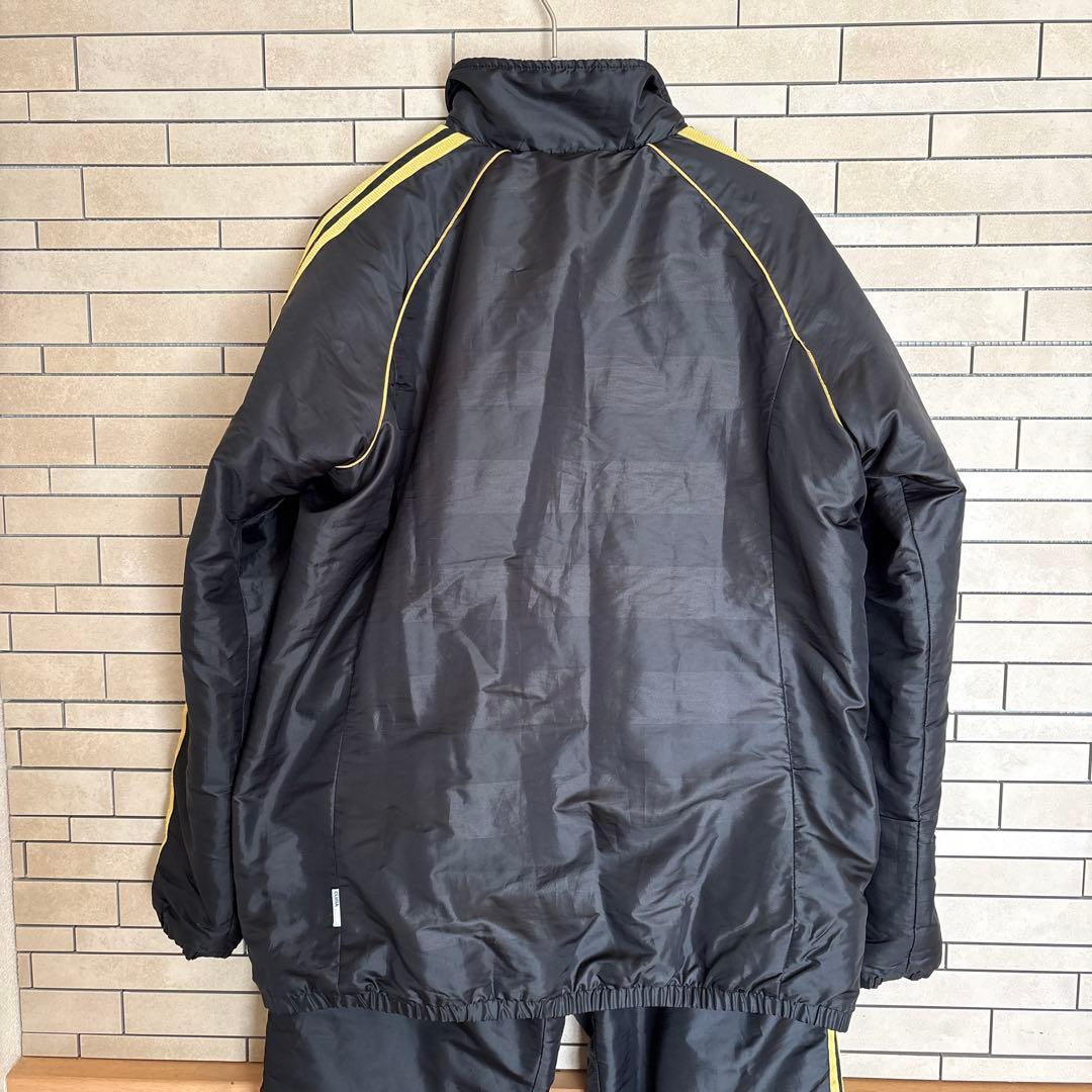 adidas アディダス 黒金 上下セットアップ ジャージ L