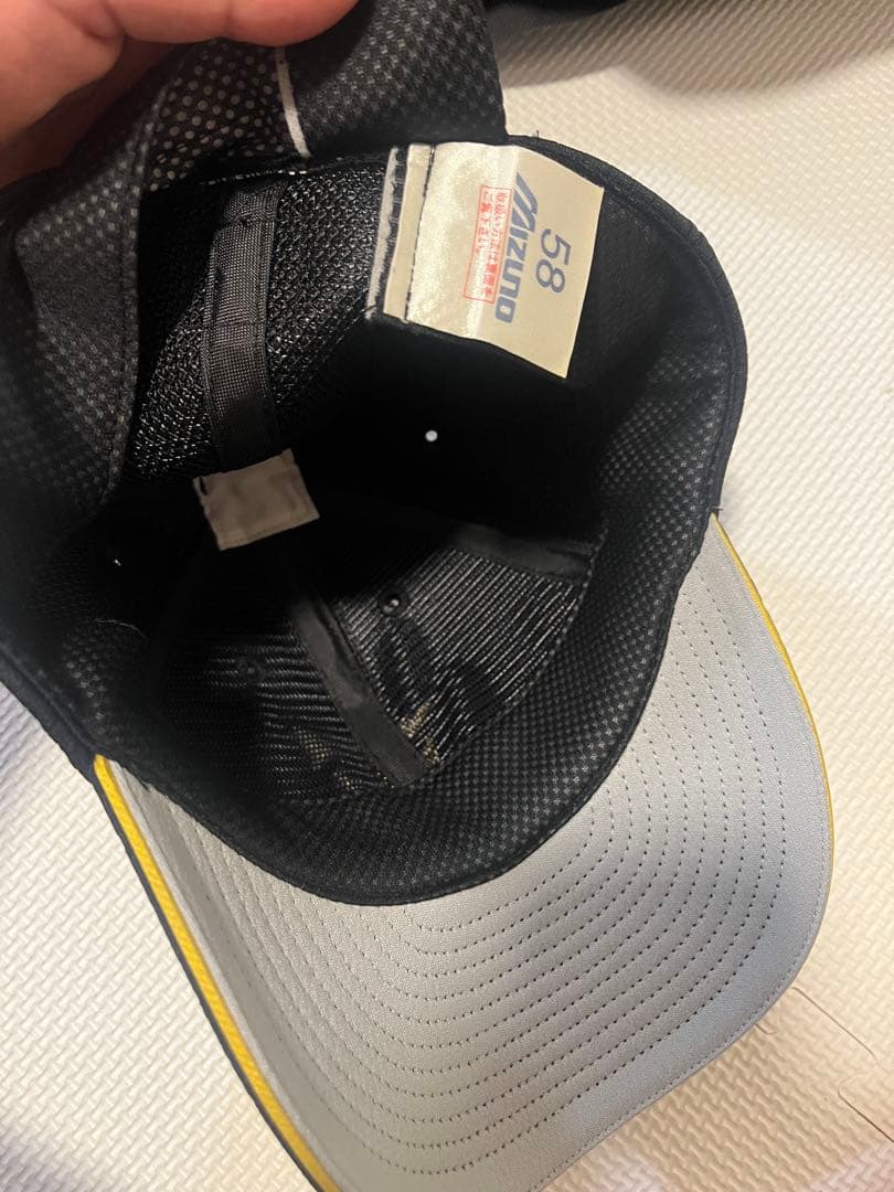ファイターズ　帽子　Mizuno Fロゴ キャップ 58cm 黒