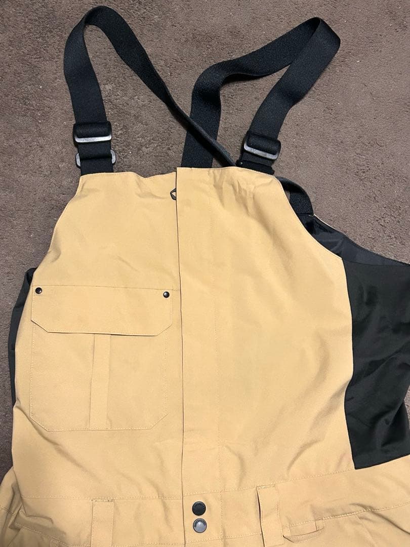 Quiksilver スノーボードウェア ベージュ上下セット