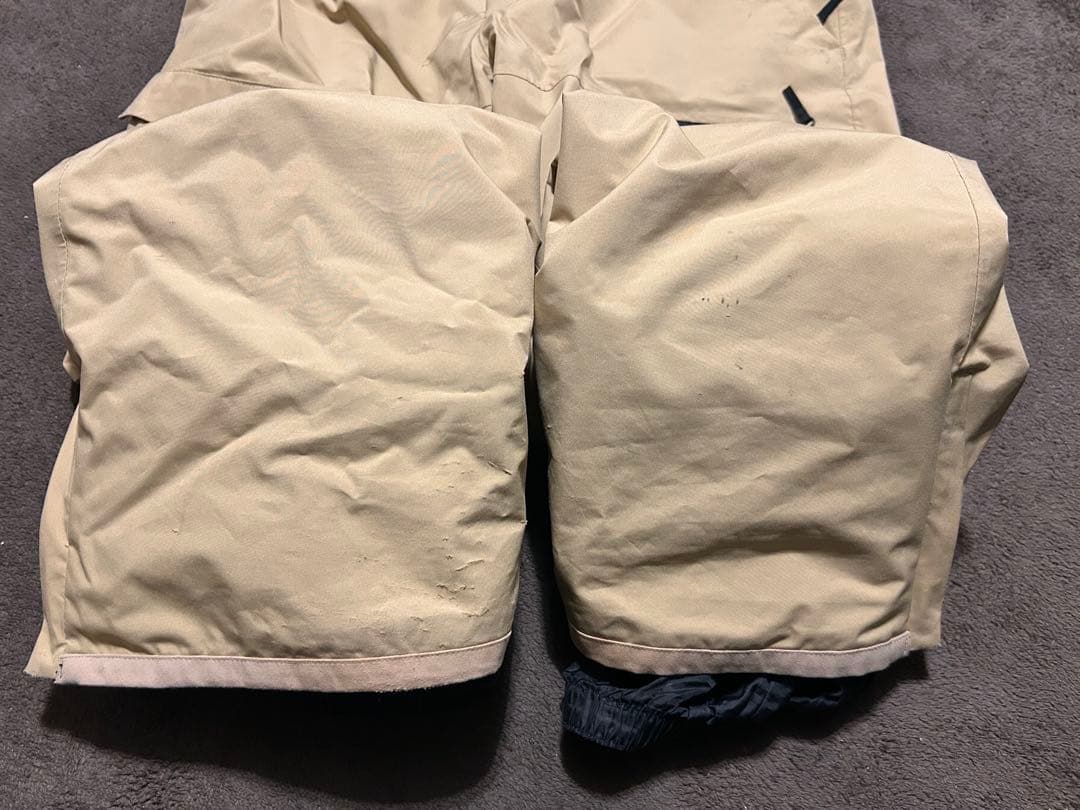 Quiksilver スノーボードウェア ベージュ上下セット
