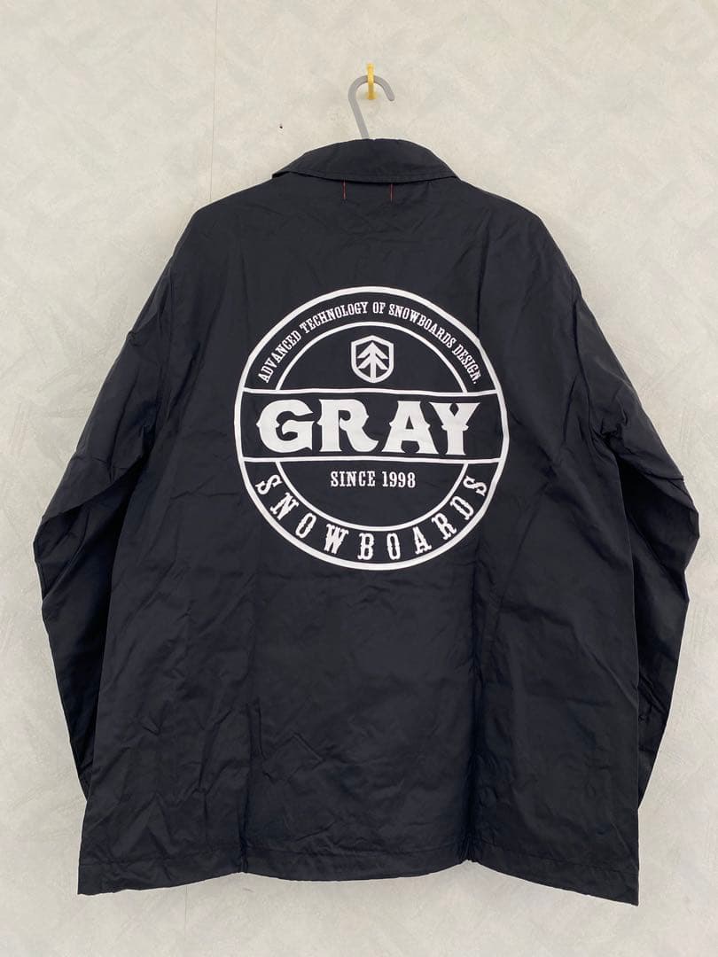 美品 GRAY BOARDS コーチジャケット M グレイ スノーボード