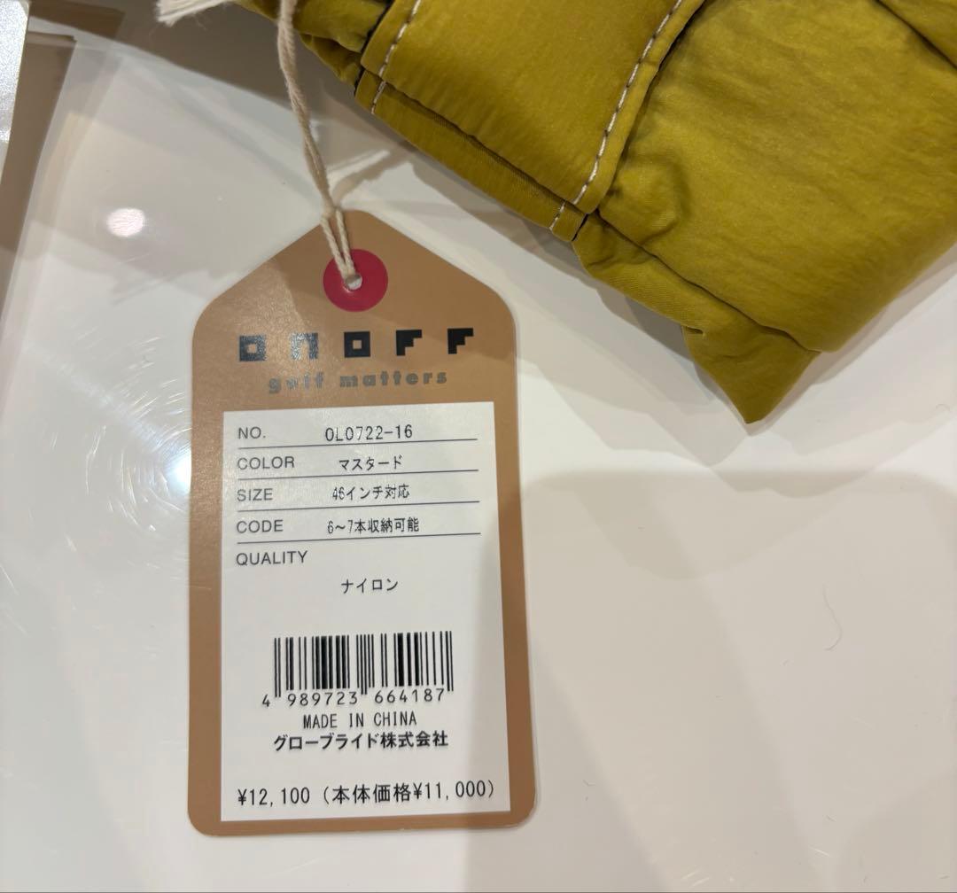 最終値下げ　オノフ(ONOFF) クラブケース マスタード