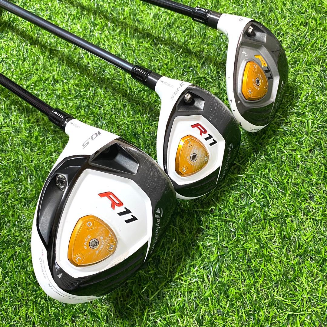 TaylorMade R11 ゴルフセット 11本 左 レフティ S クラブ