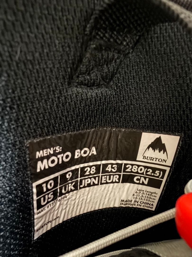 Burton MOTO BOA スノーボードブーツ 28.0cm