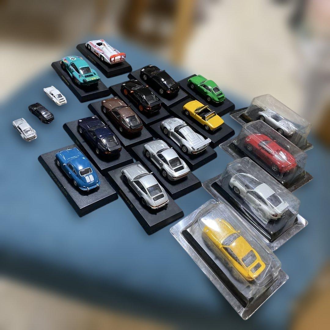 は*ち様 ミニカーポルシェ19台いろいろ