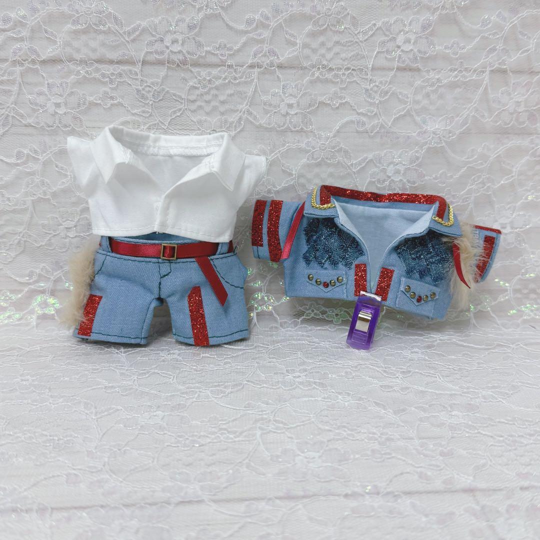 Pure様　はぴぬい　Travis Japan ぬい服　デニムコーデ