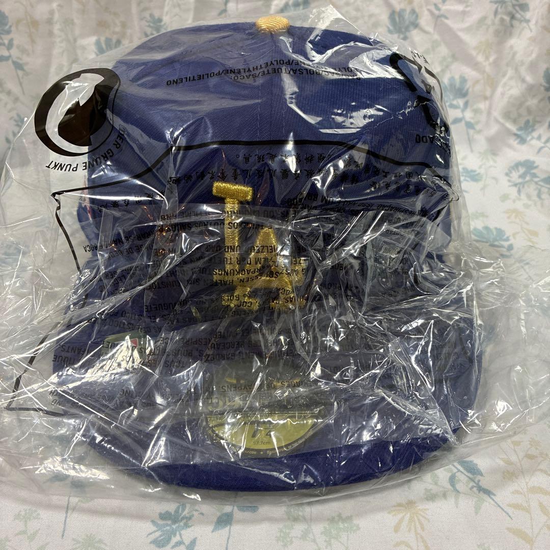 新品 ドジャース ニューエラ ゴールドコレクション 59FIFTY 7 1/4
