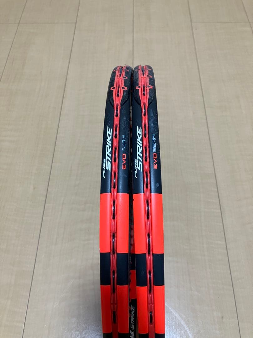 2本セットBabolat Pure Strike ツアー　ラケット G2