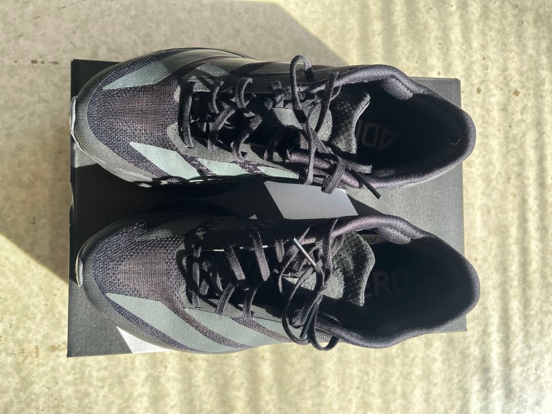 わ*る様 【美品】　adidas ADIZERO SL2 M ブラック 25.5