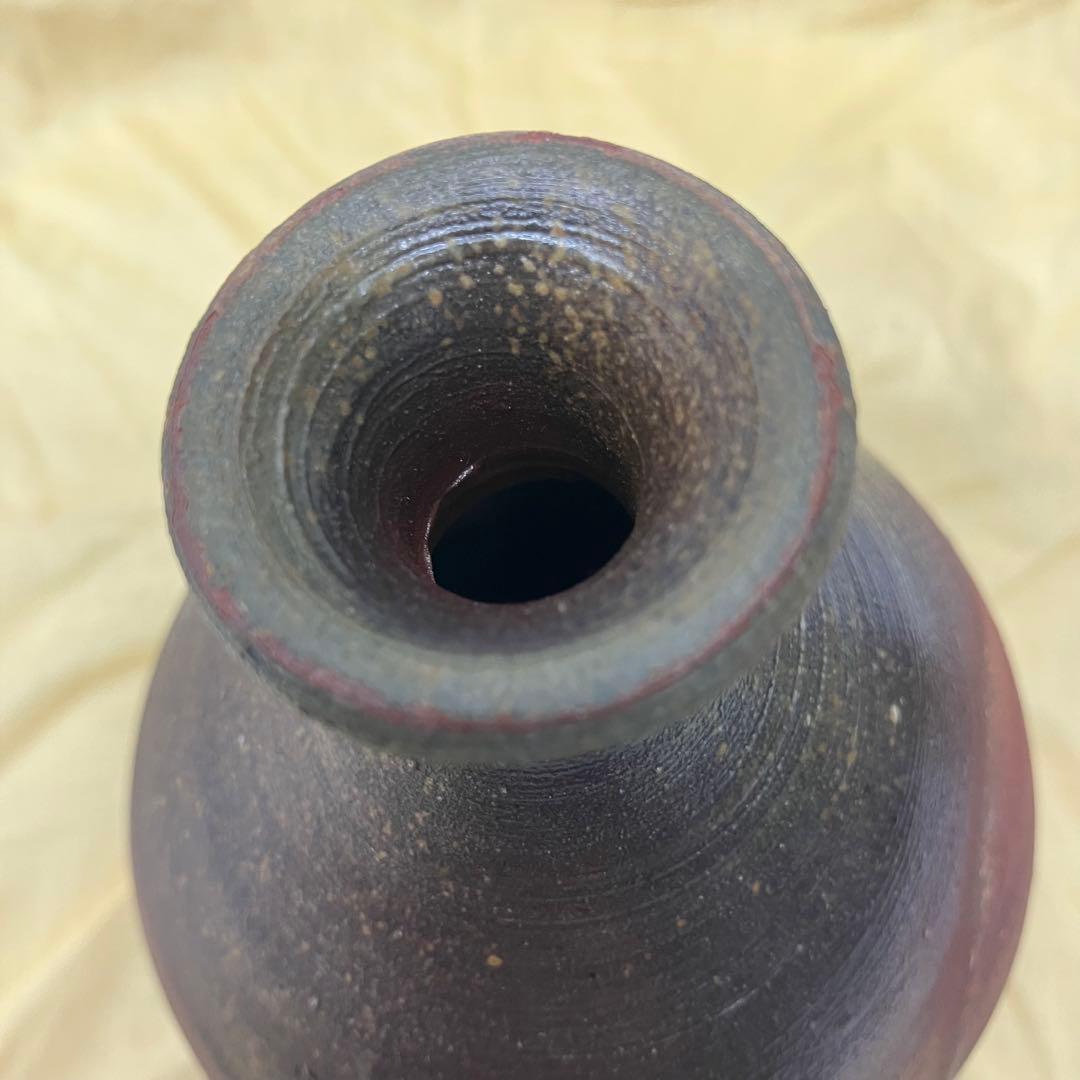 【備前焼】武用真 作 瓢徳利 お猪口 ぐい呑み 共箱付き 酒器 骨董