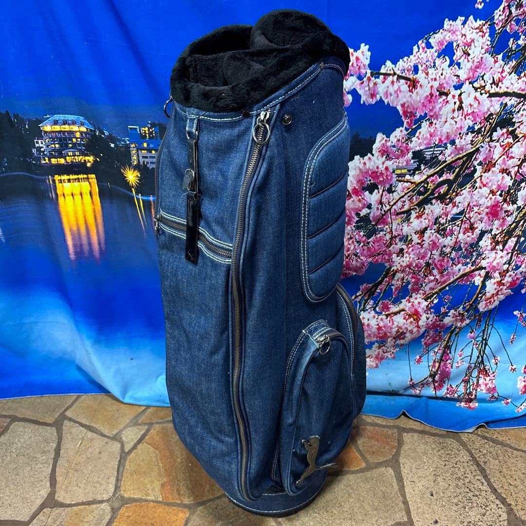 寶BW-1186 PUMA プーマ デニム素材 キャディバッグ