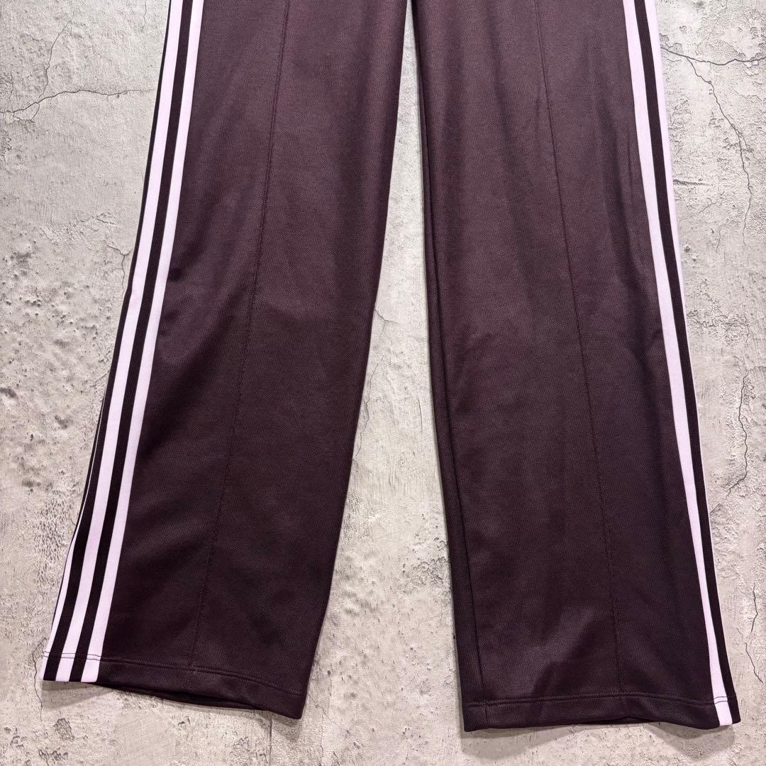 ☆人気　adidas ジャージ　トラックパンツ　ブラウン×ピンク　XS