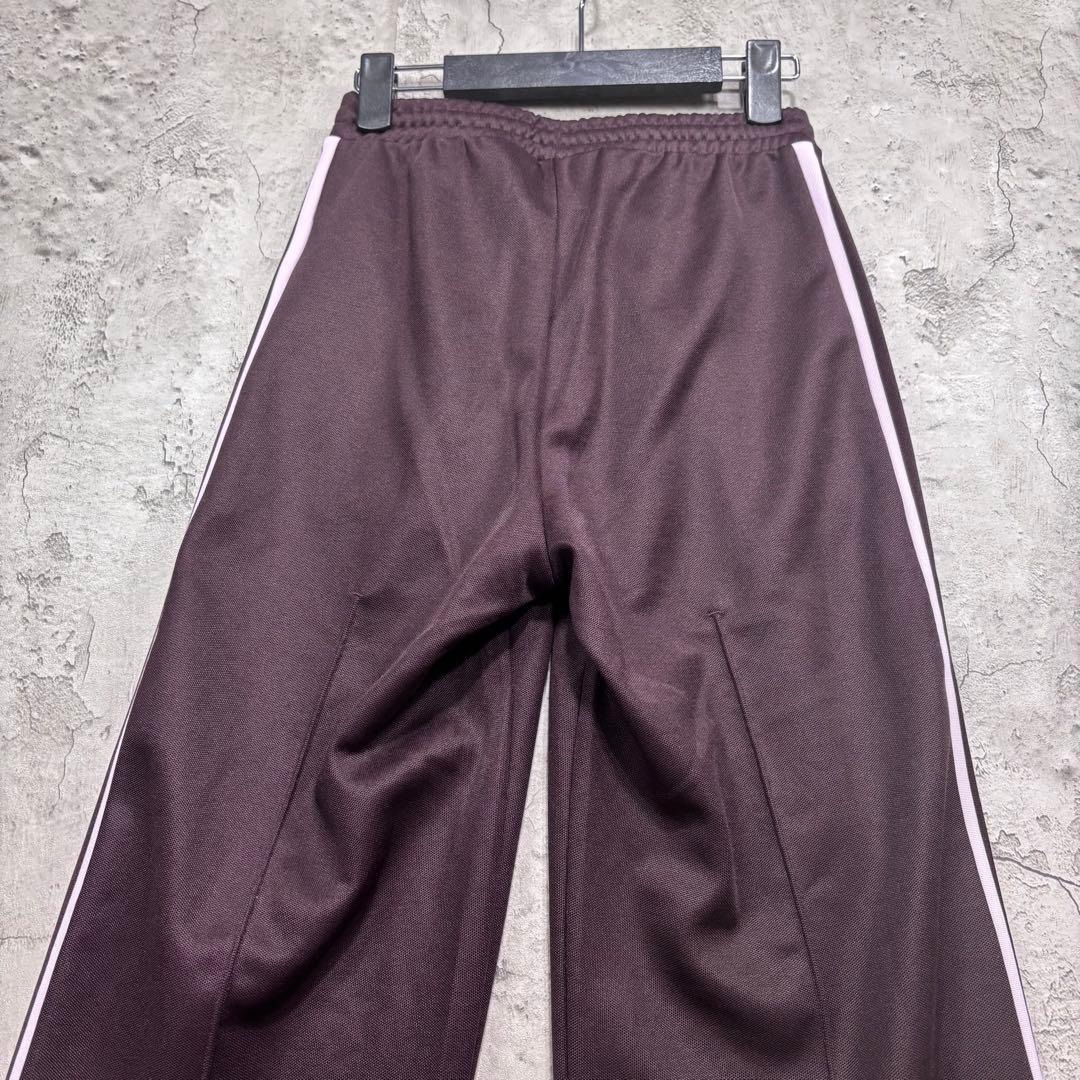☆人気　adidas ジャージ　トラックパンツ　ブラウン×ピンク　XS