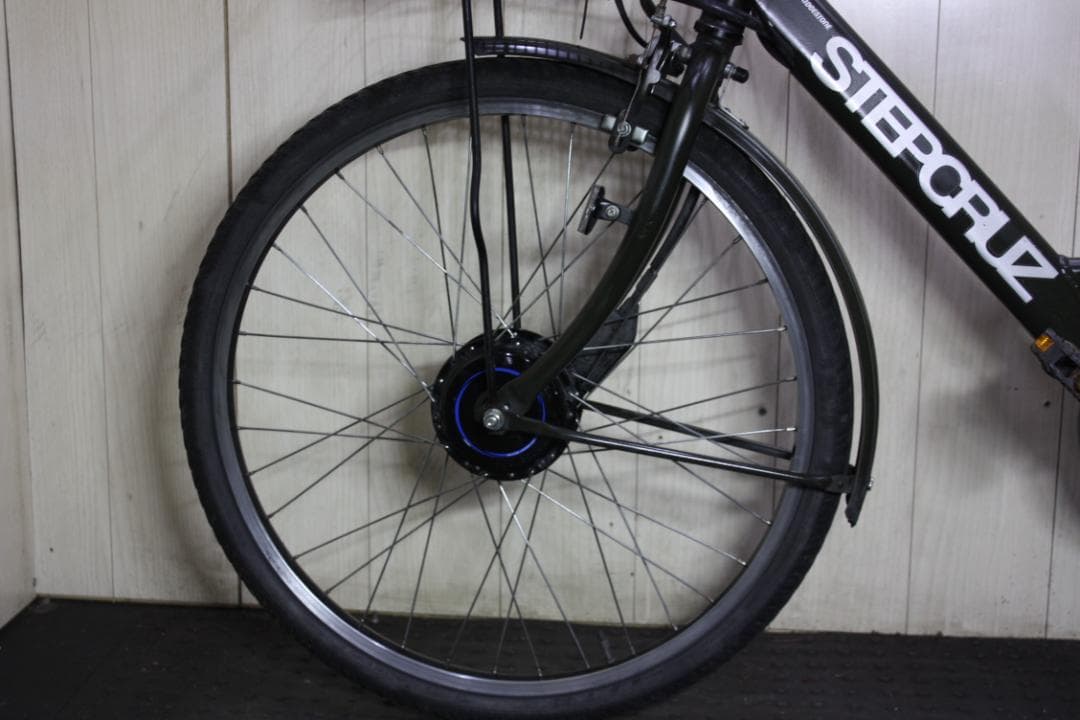 現行！ブリヂストン ステップクルーズe SC6B37 8AH 26型グリン