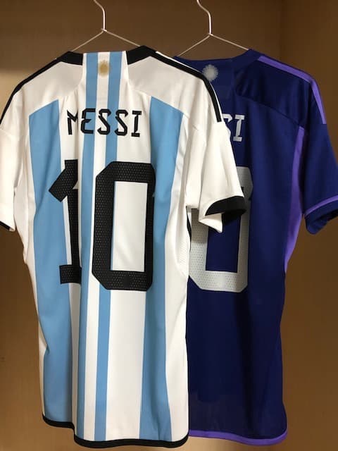アルゼンチン代表 2022 #10 メッシ Mサイズ ユニフォーム 2枚セット