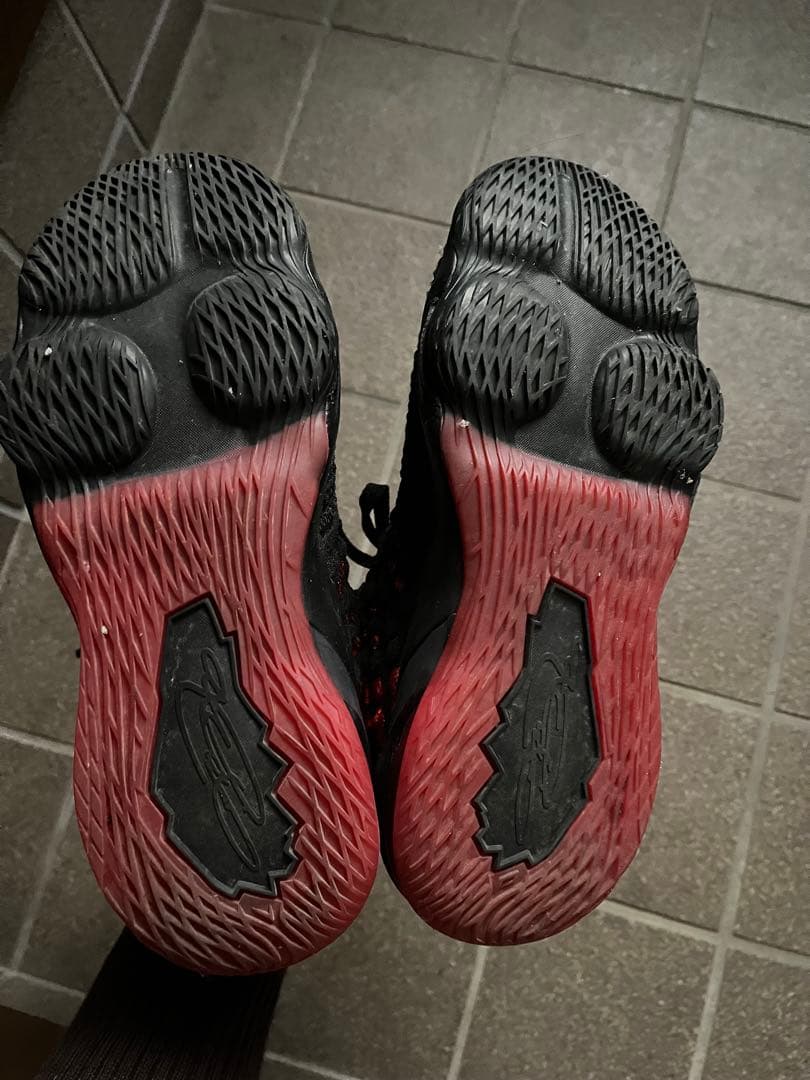 ナイキ LeBron 17 ブラック/レッド　23センチ