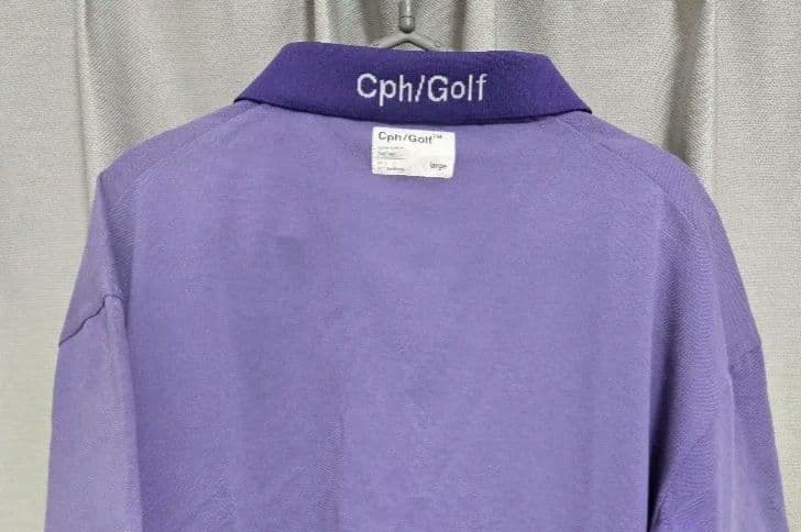 Cph/Golf™ パープルメンズポロシャツ紫