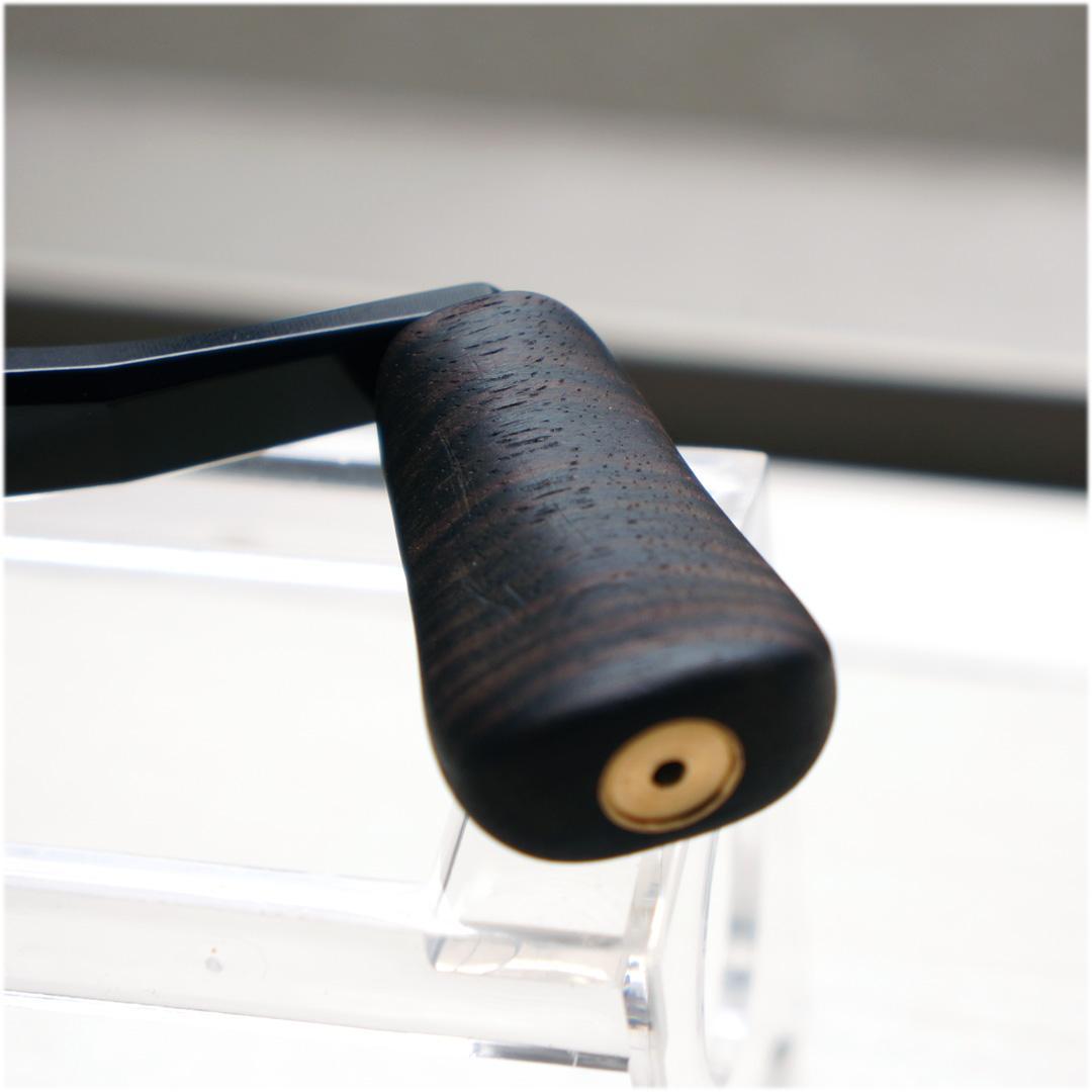 ＩＯＳ カーディナル・ハンドル Adjustable 黒檀ウッドノブ セット