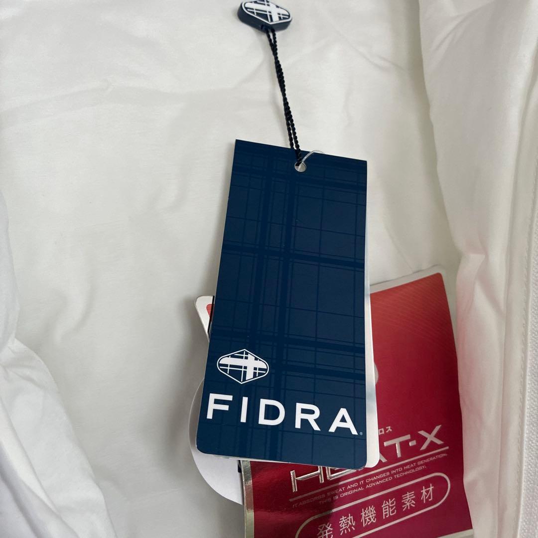 【新品】フィドラFIDRA ゴルフ中綿ワンピース フーディ ベスト ホワイト M
