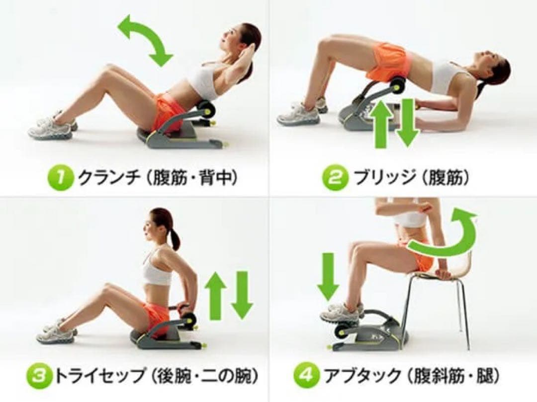 【お買得美品】ワンダーコア３点セット/簡単腹筋倒れるだけ筋トレ美容健康宅トレ運動